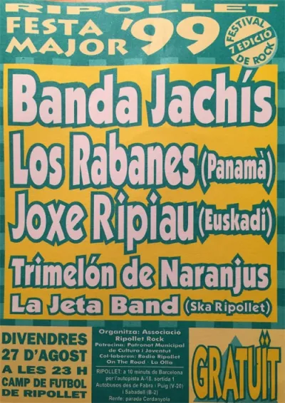 Poster for the 1999 edition