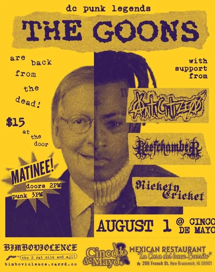 Anticitizen + Keefchamber + Rickety Cricket + The Goons